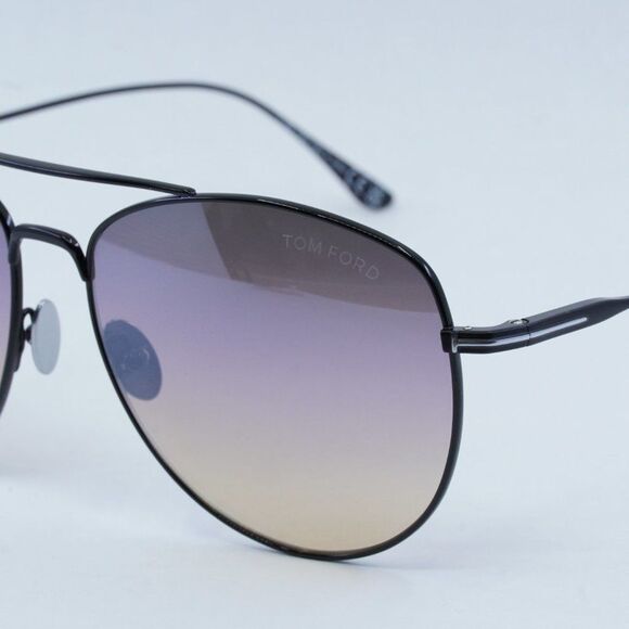 NEW TOM FORD MILLA FT0784 01C SHINY BLACK SUNGLASSES main image 4